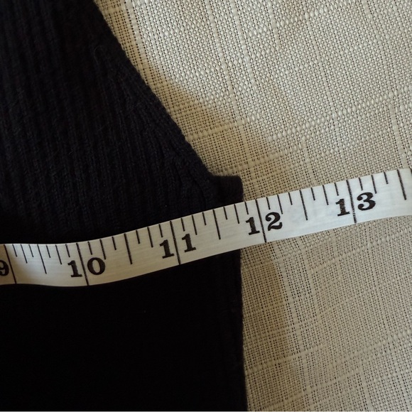 Musier Paris Black Knit Bateau Top with Pearl Straps 36 small - Picture 6 of 7